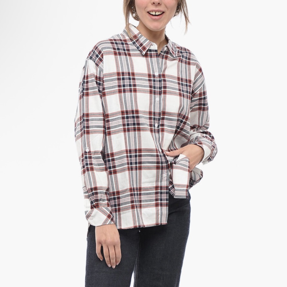 NWT Barbour Classic Collar Check BETHWIN shirt Size US 8 (L)